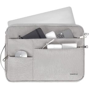 Omnpak Surface Pro 9 Case,13 inch Laptop Sleeve for Surface Pro 11/10/9/8/X/7+/7/6/5/4/3,Surface Pro 8 Case with Multi-Pocket and Side Handle Strap,Water-Resistant Laptop Carrying Bag