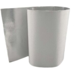 Xinhan Aluminum and fiberglasss Starter heat shield 7 x 24in Wrap Kit W/3 Stainless Steel Zip Ties (7 in X 24 in)