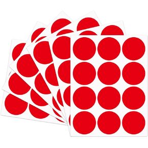 STARLIBOO Black Dot Stickers, 4 inch Removable Circle Stickers, Round Price Stickers, Writable Stickers for Office, Garage Sale,Yard Sale