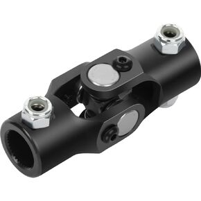 cciyu Forged Steel Yokes Steering Shaft Universal U-Joint 3/4" 36 Spline to 3/4" DD Black