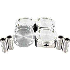 DNJ P181 Piston Set for 2009-2015 / Hyundai, Kia/Forte, Forte Koup, Forte5, Optima, Rondo, Santa Fe, Sonata, Sorento, Sportage, Tucson / 2.4L / DOHC / 16V / VIN 1, VIN 2, VIN 3, VIN 6, VIN 7