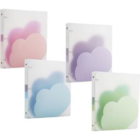 Filexec Products Cloud, Ring Binder, 2", Pack of 4 (50495-6459), Green