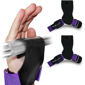 RAVEN CLAWS Weightlifting Rubber Wrist Straps - One Size Fits All for Men/Women - DURABLE Rubber - Enhance Grip - Perfect Straps for Powerlifting, Bodybuilding, Exercise