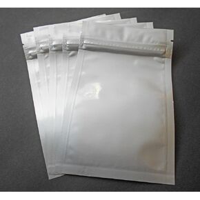 Dry-Packs Shipping & Storage 3"x5" Aluminized Moisture Barrier & Static Shielding Zipper Bags, 100 Pack, 100-Pack, Silver, 100 Count