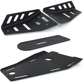 Front and Rear A-Arm Guards, 4mm Aluminum A-Arm Skid Plates Compatible with Raptor 700 2006–2024, 700R 2013–2024, 700R SE 2022–2024