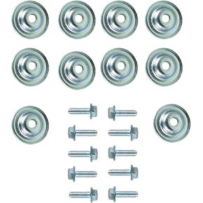 10 Piece Set UTV Skid Plate Bolts and Washers Replacement for Polaris General Ranger RS1 RZR 500 570 700 800 900 1000 Turbo 7556065 7518529