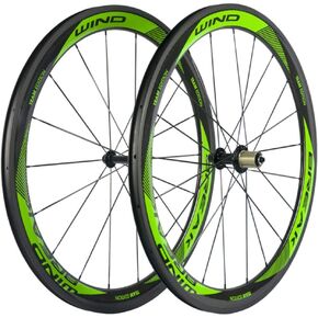 Bike Carbon Fiber Road Wheelset Clincher Wheels 50mm Depth R13 Hub Decal Bicycle Rims