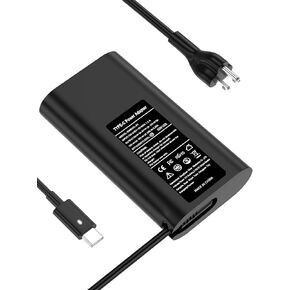 65W 45 Watt for Dell Laptop Charger AC Adapter Replacement - Dell USB C Charger Latitude 5420 5520 5320 7420 5430 7390 7320 7400, XPS 13 Chromebook 3100 Computer Type C Fast Charging Power Supply Cord