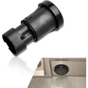 1 PC Automobile Trunk Lid Switch, ABS Rear Hatch Switch Button, Rear Liftgate Glass Release Switch Replacement Parts 22863048 15798062, Compatible with 07-14 Cadillac Chevrolet (Black)