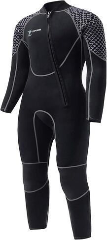 3mm Shorty Wetsuit Women - Neoprene Diving Suits Front Zip Full Body Dive Skin Rash Guard for Diving Snorkeling Surfing Swimming in Saudi Arabia