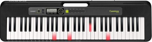 كاسيو، لوحة مفاتيح محمولة ذات 61 مفتاحًا مع USB (LK-S250) وRockJam Xfinity شديدة التحمل، مزدوجة X، مجمعة مسبقًا، حامل لوحة مفاتيح بيانو قابل للتعديل بشكل لا نهائي مع أشرطة قفل in Saudi Arabia