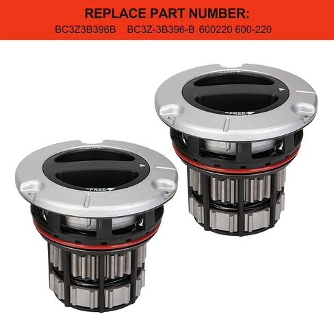 محور قفل يدوي FAKAFY 600-220 4WD متوافق مع Ford F250 F350 F450 F550 Super Duty 2005-2020 يستبدل BC3Z3B396B BC3Z-3B396-B(قطعتان) in Kuwait