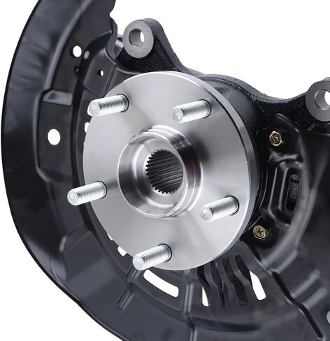 vks Front Steering Knuckles & Wheel Bearing Hub Assembly 5 Lugs with ABS Right Passenger Side for 2011-2014 2015 2016 2017 Sienna 2.7L 3.5L V6 FWD 4321108030,477030T010,698-430,698430 in Saudi Arabia