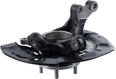 vks Front Steering Knuckles & Wheel Bearing Hub Assembly 5 Lugs with ABS Right Passenger Side for 2011-2014 2015 2016 2017 Sienna 2.7L 3.5L V6 FWD 4321108030,477030T010,698-430,698430 in Saudi Arabia