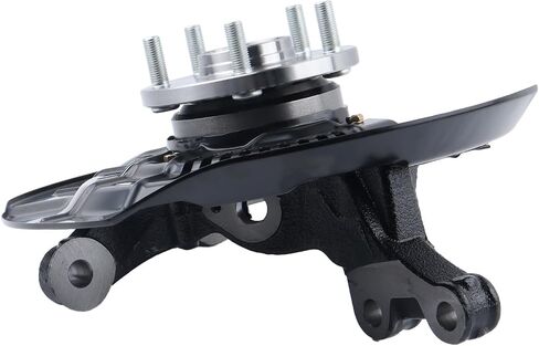 vks Front Steering Knuckles & Wheel Bearing Hub Assembly 5 Lugs with ABS Right Passenger Side for 2011-2014 2015 2016 2017 Sienna 2.7L 3.5L V6 FWD 4321108030,477030T010,698-430,698430 in Saudi Arabia