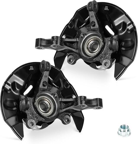 Front Left and Right Side Steering Knuckles & Wheel Bearing Hub Assembly Compatible with 2003-2008 Toyota Corolla Replace 698-389 in Saudi Arabia