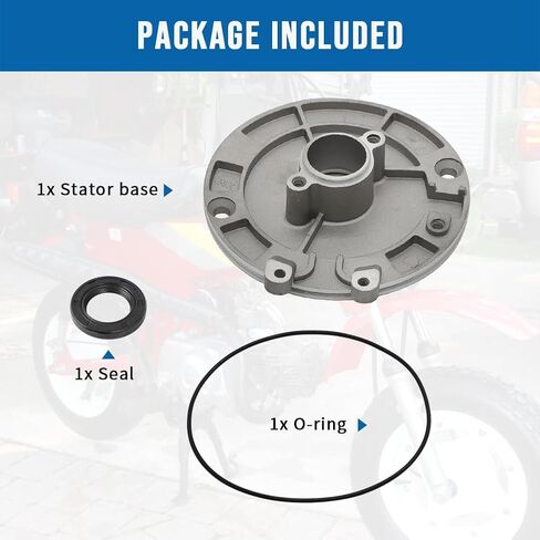 استبدال Motoparty لرقم OEM 31131-GS9-020&91301-035-003&91202-GK4-722 لوحة قاعدة الجزء الثابت من Lgnition مناسبة لهوندا CRF50 CRF70 Z50R XR50 TRX90 in Kuwait