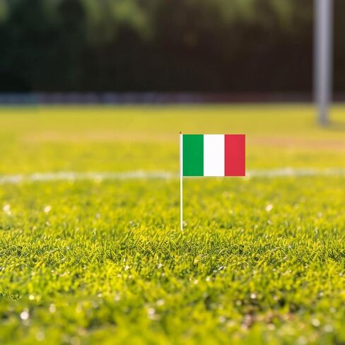 25 عبوة من علم إيطاليا الصغير، علم الدولة الإيطالي باليد، ديكورات الحفلات، لوازم المسيرات، أحداث المهرجانات، المهرجانات الدولية، الاحتفال (إيطاليا) in Kuwait