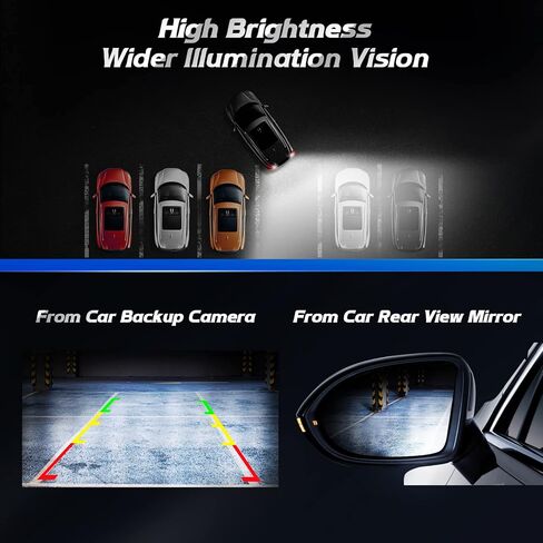 DANCINGBOAR 921 912 LED لمبة عكسية أضواء 6500K أبيض، T15 W16W LED احتياطية عكس الضوء Canbus خالية من الأخطاء، 3600 لومن فائق السطوع T15 906 912 921 922 لمبات LED للسيارات والشاحنات بيك اب، حزمة من 2 in Kuwait