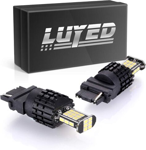 مصابيح LUYED 3156 احتياطية، 2 × 1600 لومن ساطعة للغاية 3056 3156 3020 30-EX شرائح LED لمبات LED تستخدم للأضواء العكسية الاحتياطية، أبيض زينون in Saudi Arabia