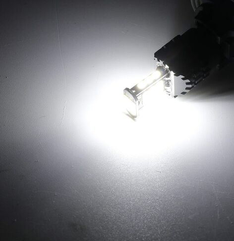 مصابيح LUYED 3156 احتياطية، 2 × 1600 لومن ساطعة للغاية 3056 3156 3020 30-EX شرائح LED لمبات LED تستخدم للأضواء العكسية الاحتياطية، أبيض زينون in Saudi Arabia