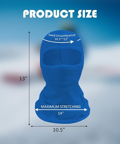 RACOONA Motorcycle & Powersports Face Masks,Winter Motorcycle Balaclava,Car Accessories Motorcycle Accessories Balaclava Face Mask for Men and Women,Widely Used in Motorcycling,Snowboarding,Riding in Saudi Arabia