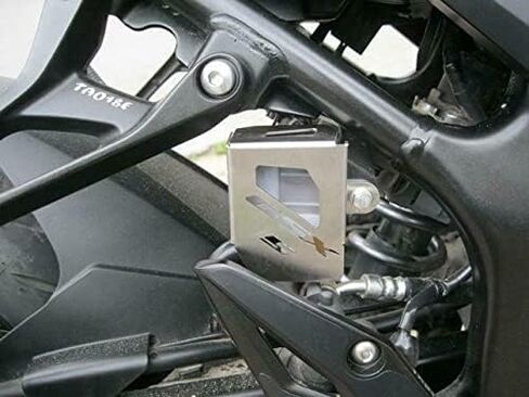 Compatible With GSXS GSX-S 750 2015-2021 Rear Brake Pump Fluid Reservoir Guard Protector (Black) in Saudi Arabia
