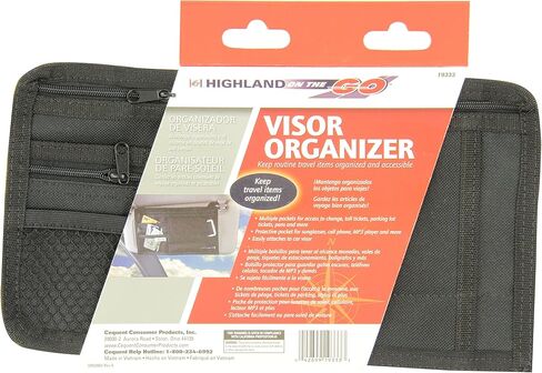 منظم نظارة شمسية من هايلاند 1933300، أسود in Kuwait