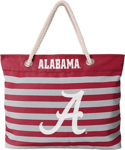 FOCO NCAA College Team Logo Nautical Stripe Tote Beach Bag in Kuwait