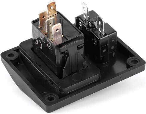 Qiilu 3-Way Bilge Pump Switch Panel Marine Bilge Pump Switch 3-Way Panel Auto/Off/Manual 12V 24V with LED Indicator Built-In 15A Circuit Breaker Popular in Saudi Arabia