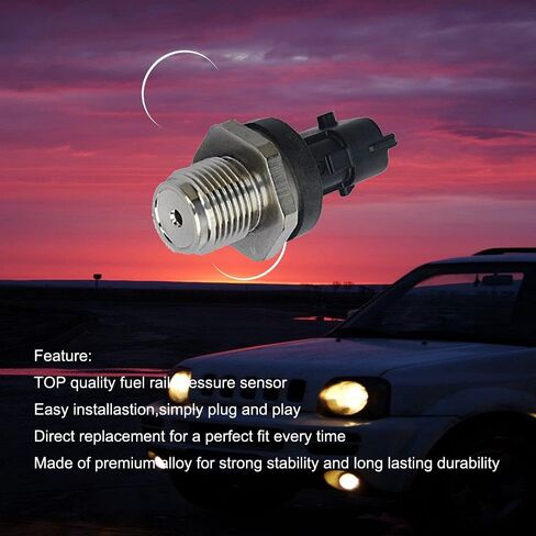 0281006327 Fuel Injection Fuel Rail Pressure Sensor for 2007-2012 Dodge Ram 2500 3500 6.7L Cummins Replace OE 0281006327 028102850 5261237 in Saudi Arabia