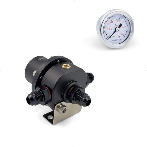طقم منظم ضغط الوقود 6AN - عالمي قابل للتعديل مع منفذ إرجاع - K-MOTOR in Saudi Arabia