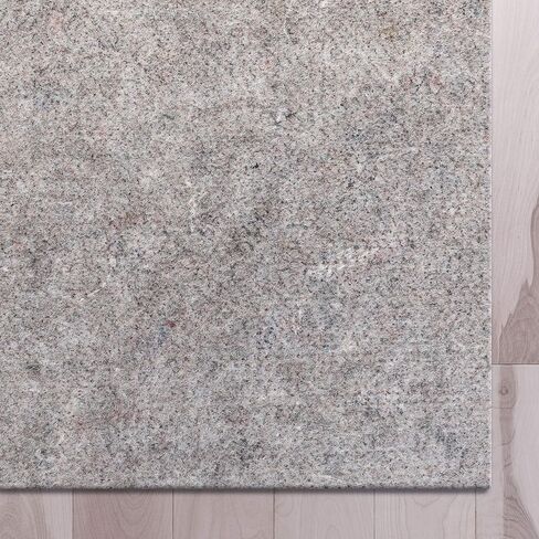 Well Woven Felt Rug Pad | Non-Slip | 8x10 (8' x 10') Size | 1/8" Thick | Easy to Cut | Safe for Wood Floors | Made in USA in Saudi Arabia