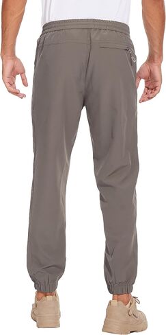 Mens Golf Joggers pants, Quick Dry Sweatpants for Men Lightweight Workout Athletic Track Pants Gym Running in Saudi Arabia
