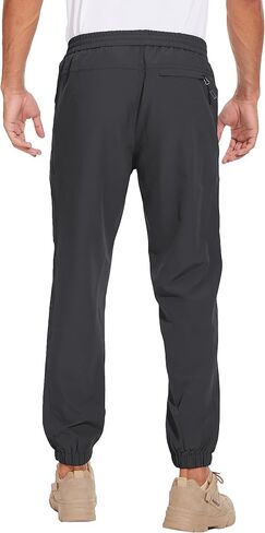 Mens Golf Joggers pants, Quick Dry Sweatpants for Men Lightweight Workout Athletic Track Pants Gym Running in Saudi Arabia