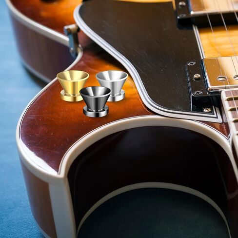 قفل حزام الجيتار، أقفال حزام الجيتار المعدني مع مسامير التثبيت والغسالات، زر حزام الجيتار سهل التركيب، أقفال حزام الجيتار، أزرار حزام أقفال الجيتار الكهربائي لباس الجيتار (9 قطع) in Kuwait