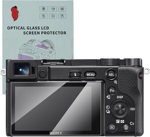 واقي شاشة LCD من KAKOTOPA لهاتف Sony α6100 من الزجاج البصري طبقة حماية من الزجاج المقسى صلابة 9H 0.01 بوصة (0.3 مم) رفيع للغاية 98% شفافية عالية مضاد لبصمات الأصابع ومضاد للخدش ومقاوم للماء وخالي من الفقاعات وسهل اللمس in Saudi Arabia