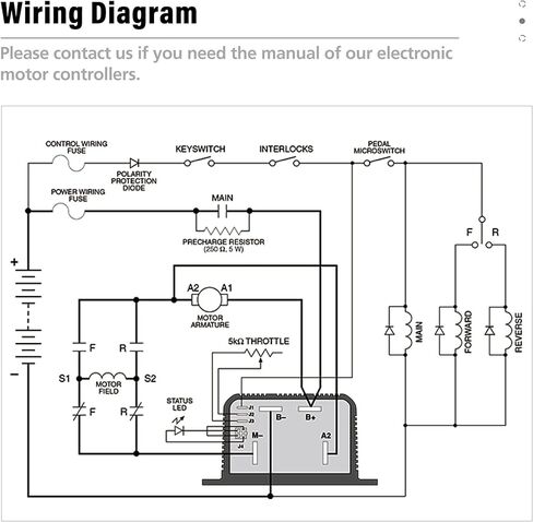 48V 500A 0-5KΩ وحدة تحكم المحرك لـ Curtis 1205M-5603 1205M-5601 استبدال EZGO Golf Cart 1205-201 1205-209 1205-210 1205-211 Curtis 500A 0-5KΩ DC Speed ​​Controller 48V in Kuwait