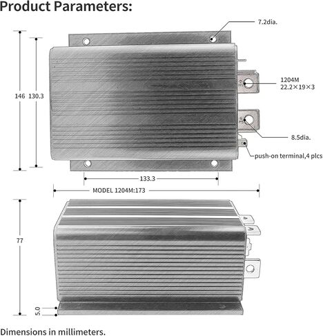 48V 500A 0-5KΩ وحدة تحكم المحرك لـ Curtis 1205M-5603 1205M-5601 استبدال EZGO Golf Cart 1205-201 1205-209 1205-210 1205-211 Curtis 500A 0-5KΩ DC Speed ​​Controller 48V in Kuwait