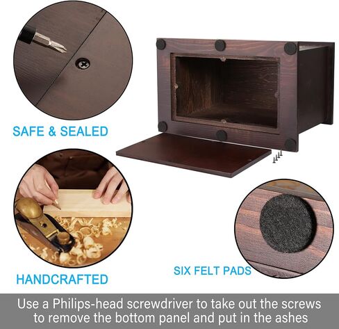 Cremation Memorial Urns for Human Ashes Adult Male Female, Wooden Urns Box and Casket for Ashes Men Women Child, Large Burial Funeral Urns for Ashes, Holds Up to 270 LBS in Saudi Arabia