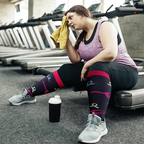FEYHAY Plus Size Copper Compression Socks (3 Pairs) 20-30 mmHg Circulation Stocks is Best Athletic & Daily for Men & Women in Saudi Arabia