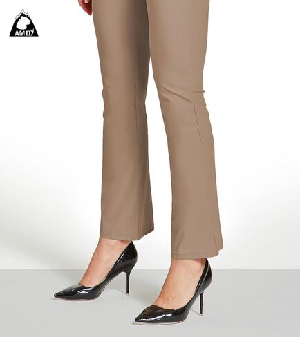 Amoy Women's Dress Pants Straight Leg/Bootcut Stretch Work Pants Slacks Office Business Casual Golf Yoga 4 Pockets in Saudi Arabia