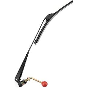 Universal Manual Windshield Wiper for UTV, Manual Wiper Arm Universal Hand Operated Windshield Wiper Blade Replacement Kit for UTV