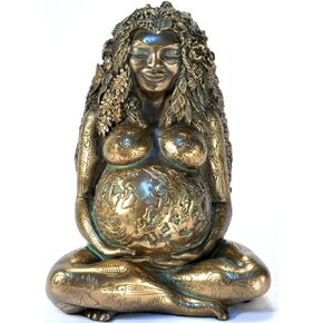 Pacific Trading Millennial Gaia Statue - Bronze Finish by Oberon Zell