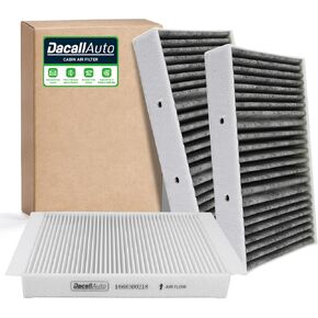 Cabin Air Filter Set Fits for Mercedes 2016-2019 GLE400 GLE350 GLE550e GLE43/GLE63 AMG; 2012-2015 ML350; 2017-2019 GLS450 GLS550; 2013-2016 GL450 GL550 GL63; Replace 1668300318 1668300218