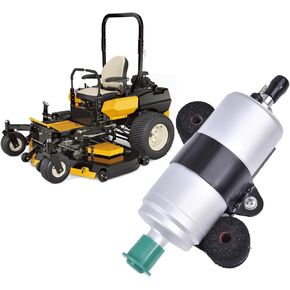 49040-2079 490402079 Inline External Electric Fuel pump Fits for Kawasaki FD661D, FD791D, FD851D, / Cub Cadet M60 M72 1998-2023 Machinery Tractor Fuel Pump Replace OE 49040-2079 490402079