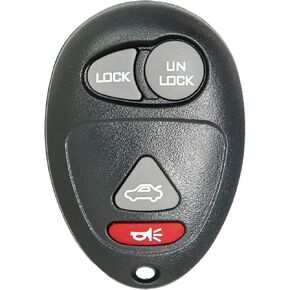 Keyless2Go Replacement for Keyless Entry Car Key Fob Vehicles That Use 4 Button L2C0007T 10335582-88 Remote, Self-programming