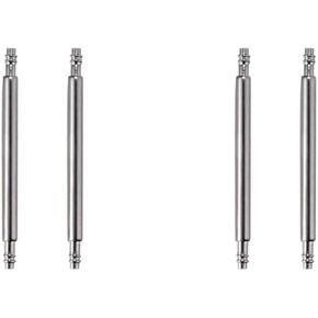 1.78mm Watch pins,316L Stainless Steel 20mm 1.78mm Diameter 1.1mm tip end Watch Spring bar pins (20mm 4 pcs)