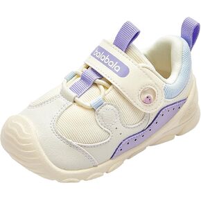 Balabala Unisex Toddler Lightweight Breathable Sneakers, Non-Slip Fashion Walking Shoes for Toddler Boys Girls