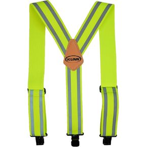 KUNN Safety Reflective Suspender Safety & High Visibility Men Work Suspender